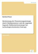 Bestimmung Der Finanzierungsstrategie Durch Marktparameter Und Die Zugrunde Liegende Markteintrittsstrategie Bei Technologieorientierten Start-Ups: Fordert Virtuelle Kommunikation Die Entfremdung?