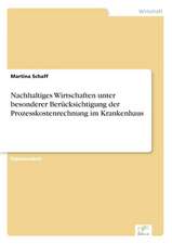 Nachhaltiges Wirtschaften Unter Besonderer Berucksichtigung Der Prozesskostenrechnung Im Krankenhaus: Optionspreistheorie Zur Bewertung Von Investitionen Mit Einem Beispiel Aus Der Softwareentwicklung