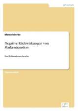 Negative Ruckwirkungen Von Markentransfers: Legal & Economical Aspects