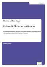 Wohnen Fur Menschen Mit Demenz: Legal & Economical Aspects