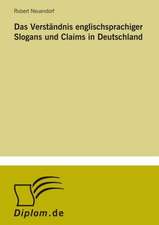 Das Verstandnis Englischsprachiger Slogans Und Claims in Deutschland: Goodwill and Other Intangible Assets