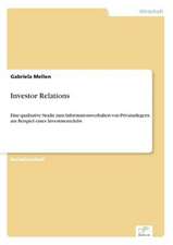 Investor Relations