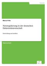 Netzregulierung in Der Deutschen Elektrizitatswirtschaft: Ein Multi-Ziel-Optimierungsansatz