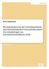 Besonderheiten Bei Der Grundung Kleiner Und Mittelstandischer Unternehmen Durch Oecotrophologen Aus Betriebswirtschaftlicher Sicht: Ein Multi-Ziel-Optimierungsansatz