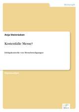 Kostenfalle Messe?