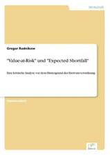 Value-At-Risk Und Expected Shortfall: A Principal Agent Model with Respect to Human Capital