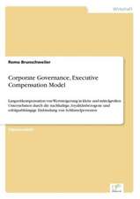 Corporate Governance, Executive Compensation Model