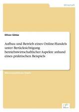 Aufbau Und Betrieb Eines Online-Handels Unter Berucksichtigung Betriebswirtschaftlicher Aspekte Anhand Eines Praktischen Beispiels