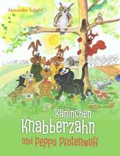 Kaninchen Knabberzahn und Peppo Pfotenwuff