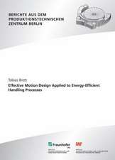 Effective Motion Design Applied to Energy-Efficient Handling Processes