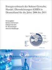 Energieverbrauch des Sektors Gewerbe, Handel, Dienstleistungen (GHD) in Deutschland für die Jahre 2006 bis 2011