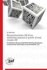 Reconstruction 3D d¿un matériau poreux à partir d¿une coupe 2D