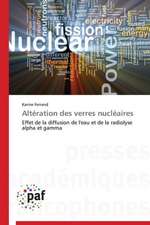 Altération des verres nucléaires