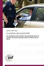 La police de proximité