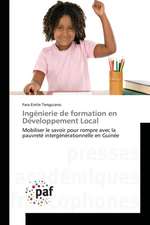 Ingénierie de formation en Développement Local