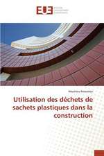 Utilisation Des Dechets de Sachets Plastiques Dans La Construction: Etude Diachronique Comparee