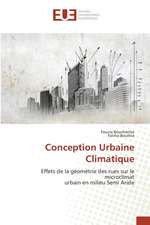 Conception Urbaine Climatique