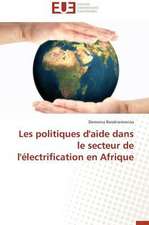 Les Politiques D'Aide Dans Le Secteur de L'Electrification En Afrique: Cas de La Savonnerie Nosa