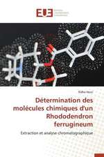 Determination Des Molecules Chimiques D'Un Rhododendron Ferrugineum: Codage Et Simulation