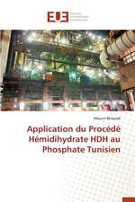 Application Du Procede Hemidihydrate Hdh Au Phosphate Tunisien: Plante Modele