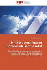 Synthese Organique Et Procedes Utilisant Le Soleil: Le Defi de Madagascar