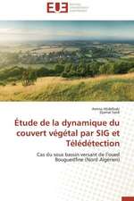 Etude de La Dynamique Du Couvert Vegetal Par Sig Et Teledetection: Approche Biologique de Dessalement Des Sols