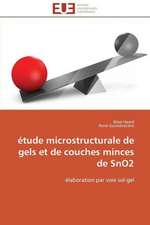 Etude Microstructurale de Gels Et de Couches Minces de Sno2: Micro/Nano Manipulation