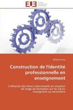 Construction de L'Identite Professionnelle En Enseignement: Etude Sur Le Festival de Villerupt