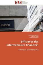 Efficience Des Intermediaires Financiers: Management Du Changement