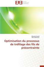 Optimisation Du Processus de Trefilage Des Fils de Precontrainte