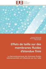 Effets de Taille Sur Des Membranes Fluides D'Etendue Finie: Un Paysage Culturel a Valoriser