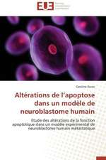 Alterations de L'Apoptose Dans Un Modele de Neuroblastome Humain: Un Regard Geometrique