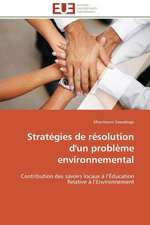 Strategies de Resolution D'Un Probleme Environnemental: Cristaux Liquides