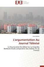 L'Argumentation Au Journal Televise