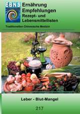 Ernährung -TCM - Leber - Blut-Mangel