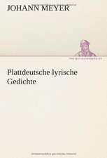 Plattdeutsche Lyrische Gedichte