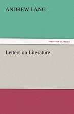 Letters on Literature