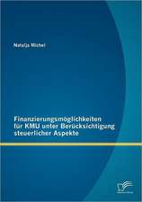 Finanzierungsm Glichkeiten Fur Kmu Unter Ber Cksichtigung Steuerlicher Aspekte: Welche Handlungsempfehlungen Konnen Einer Inhabergefuhrten Werbeagentur Gegeben Werden?