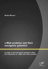 V-Myb Proteins and Their Oncogenic Potential: A Study on How Two Point Mutations Affect the Interaction of V-Myb with Other Proteins