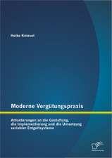 Moderne Vergutungspraxis: Anforderungen an Die Gestaltung, Die Implementierung Und Die Umsetzung Variabler Entgeltsysteme