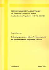 Entwicklung eines semi-aktiven Federungssystems für hydropneumatisch vollgefederte Traktoren