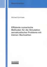 Effiziente numerische Methoden für die Simulation aeroakustischer Probleme mit kleinen Machzahlen