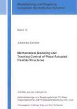 Mathematical Modeling and Tracking Control of Piezo-Actuated Flexible Structures