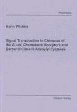 Signal Transduction in Chimeras of the E. coli Chemotaxis Receptors and Bacterial Class III Adenylyl Cyclases