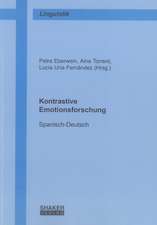 Kontrastive Emotionsforschung