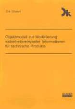 Objektmodell zur Modellierung sicherheitsrelevanter Informationen für technische Produkte