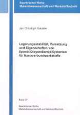 Lagerungsstabilität, Vernetzung und Eigenschaften von Epoxid-Dicyandiamid-Systemen für Nanoverbundwerkstoffe