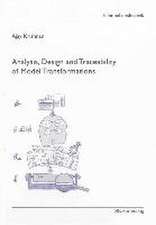 Analysis, Design and Traceabilitiy of Model Tranformations