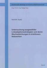 Untersuchung ausgewählter Linkadaptionsstrategien und deren Wechselwirkungen in drahtlosen Netzwerken