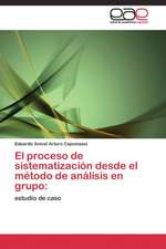 El proceso de sistematización desde el método de análisis en grupo: